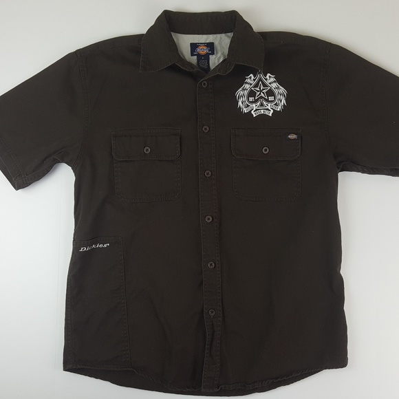 Dickies Williamson-Dickie Mechanic Work Shirt S/S - Picture 3 of 3